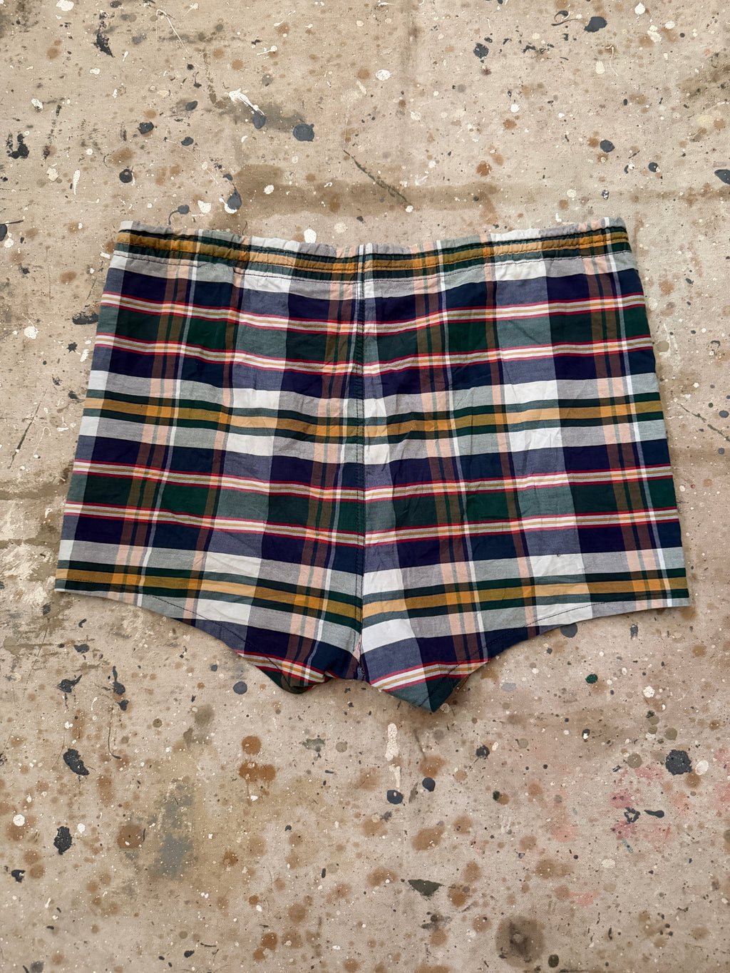 Madras Print Sun Shorts