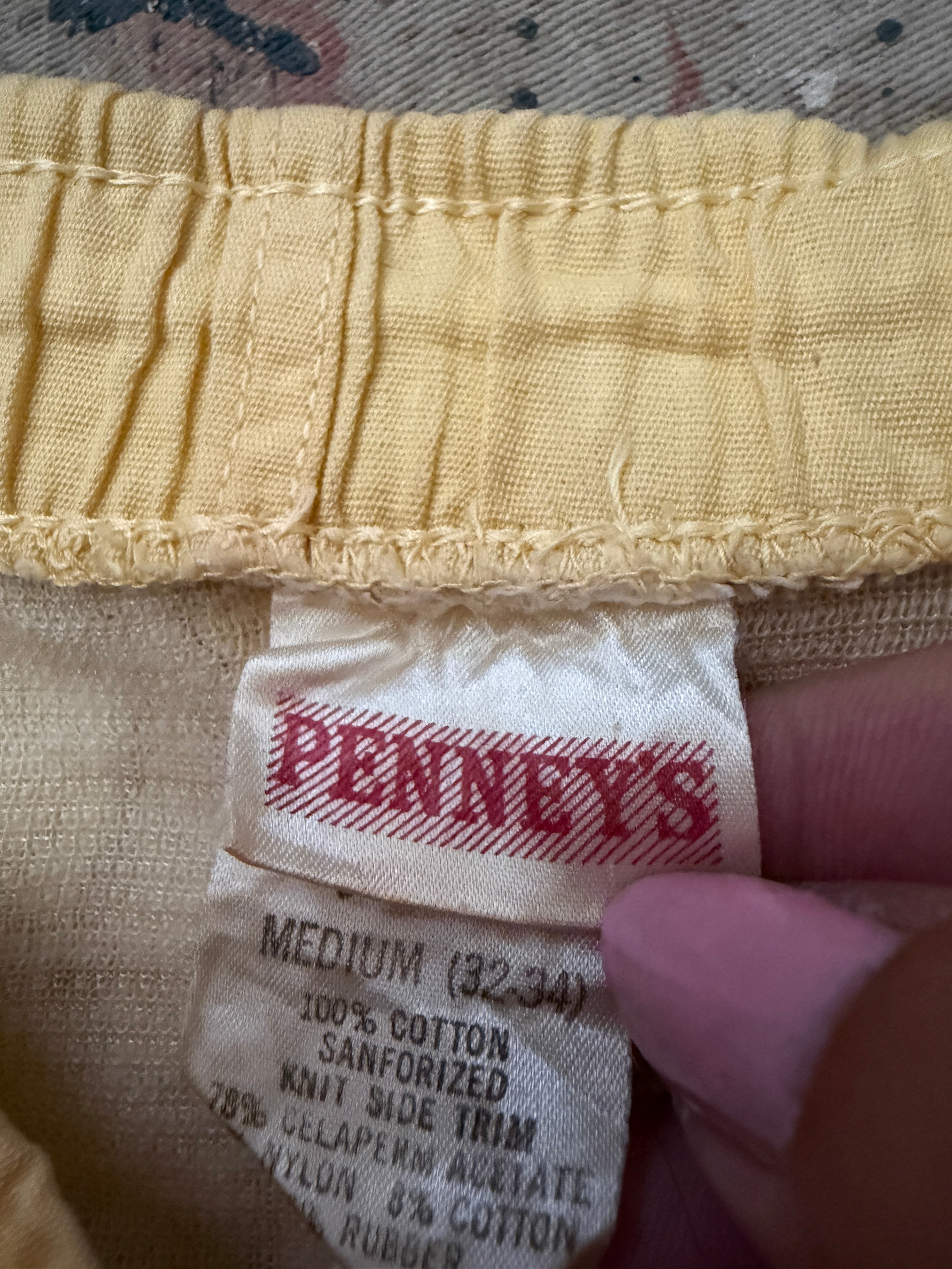 Yellow Penneys Sun Shorts