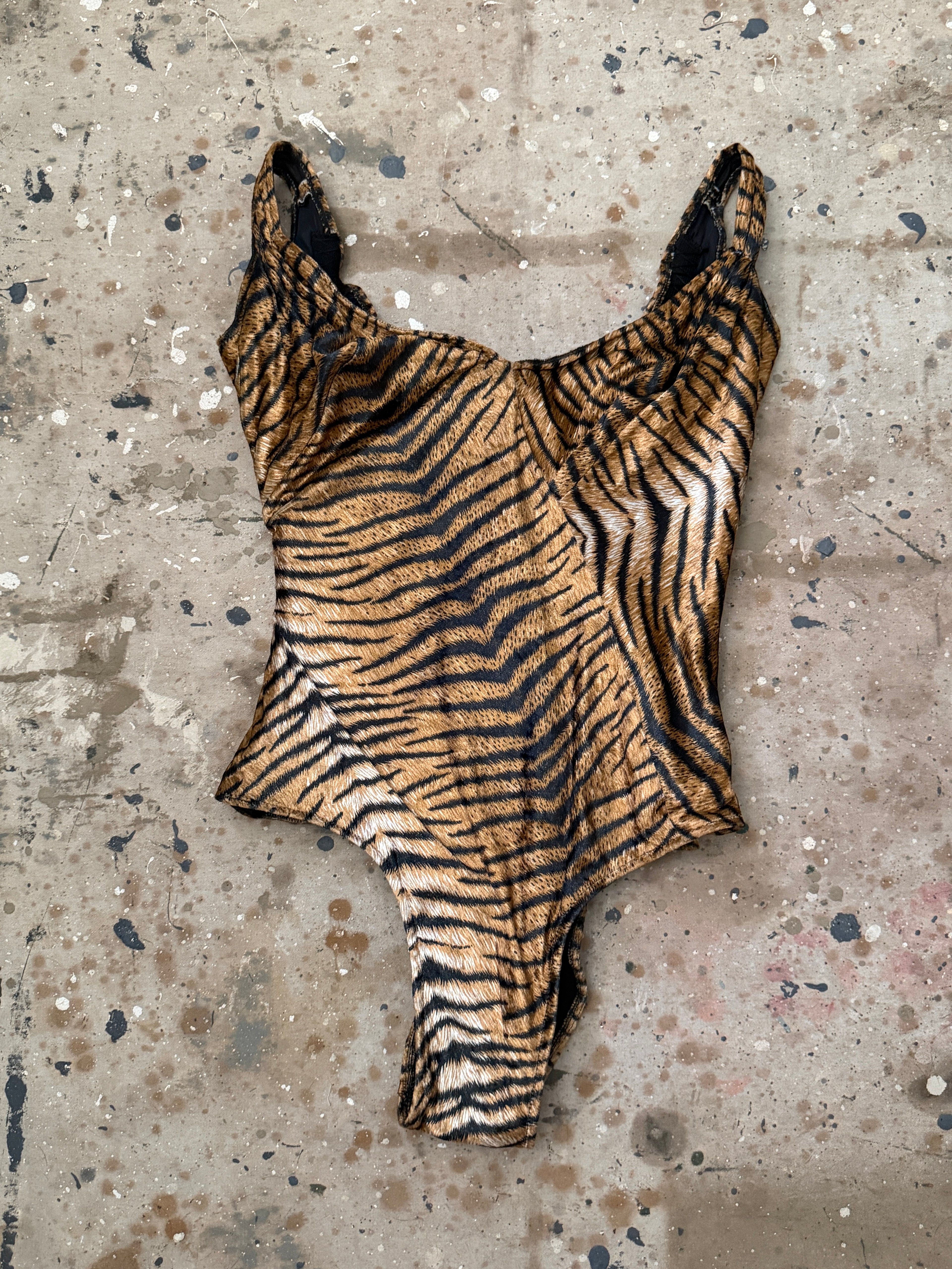 Tiger Striped Bodysuit