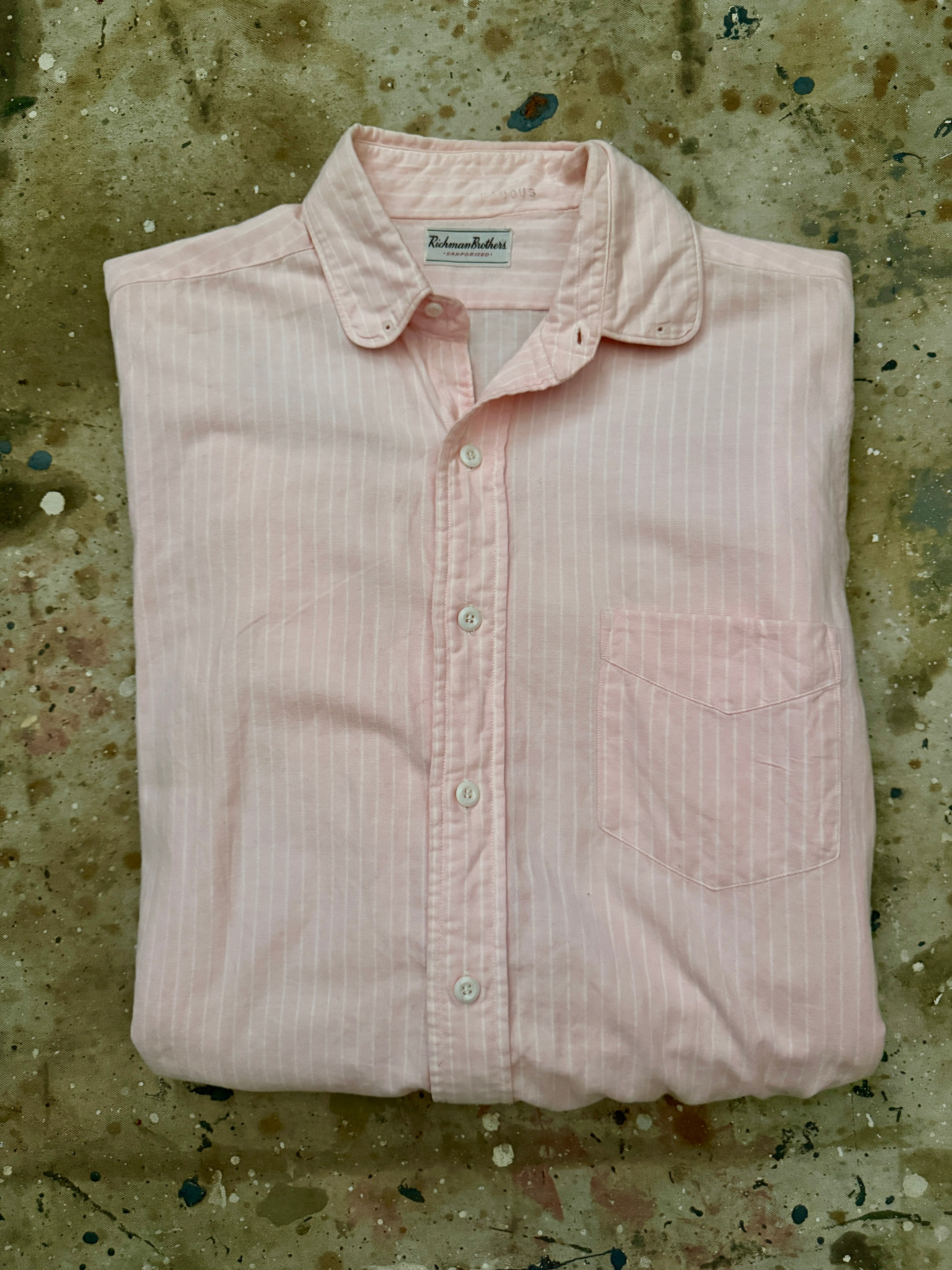 50s/60s Pink Button Down Shirt
